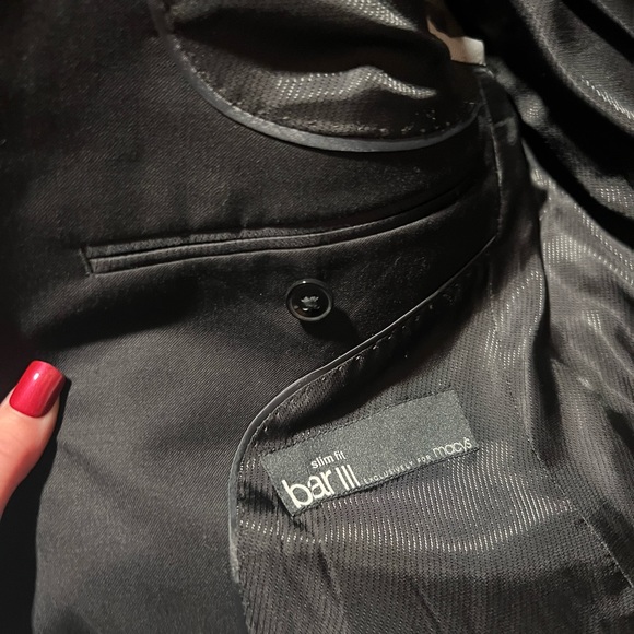 Bar 3 men’s slim fit suit coat size 36R 100%wool - Picture 4 of 5